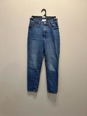 H&M High-Rise Blue Mom Jeans